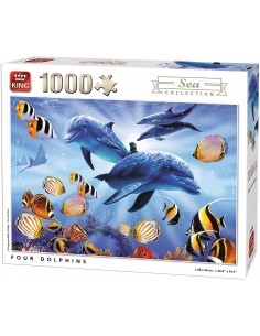 PUZZLE DAUPHINS SEA WORD 1000 Pièces