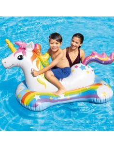 Licorne gonflable chevauchable intex 2