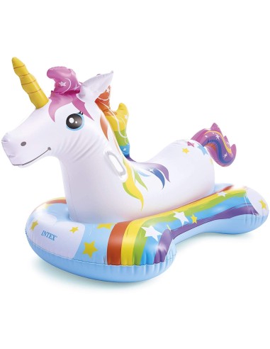 Licorne gonflable chevauchable intex