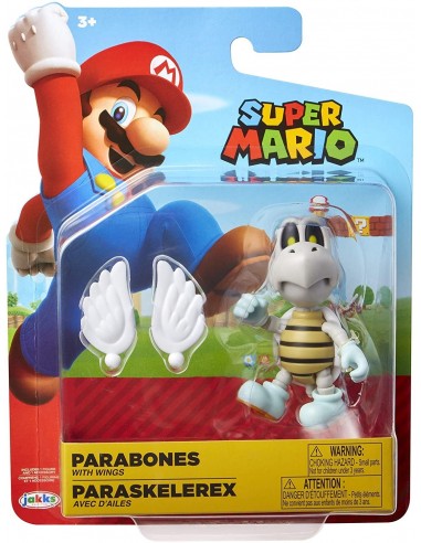 Super Mario Figurine d'action de 10,2 cm Parabones de Collection avec Ailes