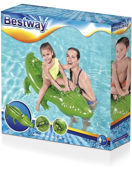Crocodile gonflable Bestway 168 cm x 89 cm Crocodile gonflable Bestway 168 cm x 89 cm
