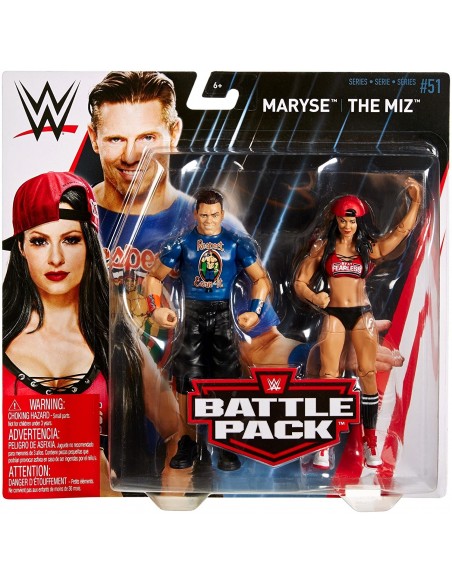 WWE- The Miz et Maryse Pack de 2 Figurines WWE- The Miz et Maryse Pack de 2 Figurines