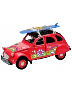 Voiture 2CV Rouge