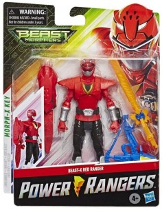Power Rangers Beast Morphers - Figurine Ranger Rouge Beast-X - 15 cm