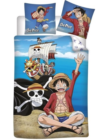 Parure de lit One Piece 100% Coton - Housse de Couette 140x200 cm + Taie d'oreiller 65x65 cm