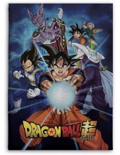 Plaid Polaire Dragon Ball Super Kamehameha 100 x 140cm