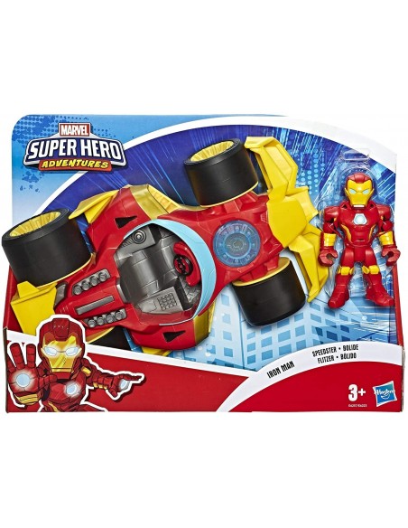 Voiture Iron Man et figurine 12,5 cm Voiture Iron Man et figurine 12,5 cm