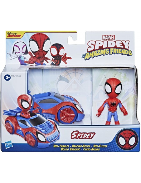 Marvel Spidey et Son Amazing Amis - Spidey Action Figurine Et Web-Crawler Marvel Spidey et Son Amazing Amis - Spidey Action Figurine Et Web-Crawler