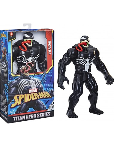 Spider-Man Titan Hero Series, Figurine de Collection Deluxe Venom de 30 cm