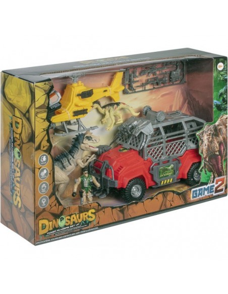 Coffret dinosaures avec accessoires