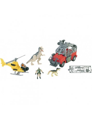 Coffret dinosaures avec accessoires