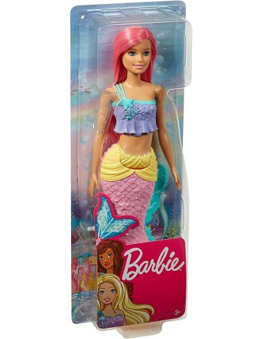 Barbie Dreamtopia poupée sirène cheveux roses