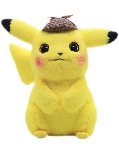 Peluche Pikachu détective 32 cm