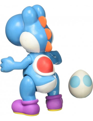 Figurine super Mario Yoshi bleu