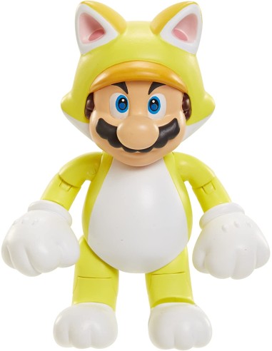 Figurine Super Mario chat avec clochette