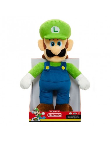 Peluche super Mario Luigi 50 cm