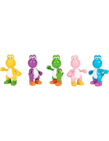 Coffret 5 Figurines super Mario, Yoshi...