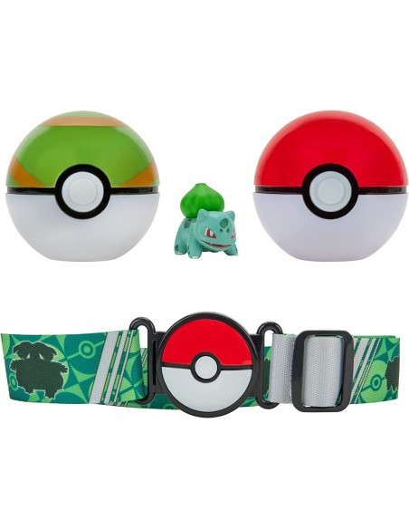Pokemon Clip 'N' Go Poké Ball Belt set Bulbasaur