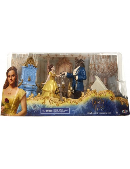 Set de figurine de collection du film La Belle et la Bête