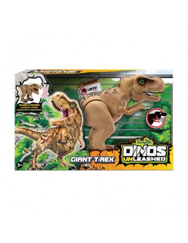 Dinosaure Géant 48 cm marche et rugit