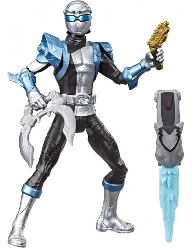 Hasbro Rangers Beast Morphers Silver Ranger...