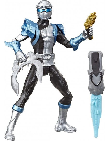 Hasbro Rangers Beast Morphers Silver Ranger Figurine d'action