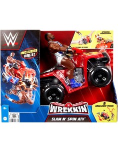 WWE, Coffret Dérapage Véhicule Tout-Terrain Wrekkin et 1...