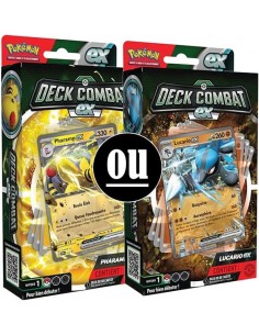 Pokemon Deck Combat ex : Lucario Ex ou Pharamp ex Modèle...