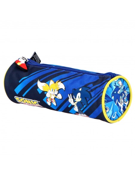 Trousse scolaire ronde Sonic