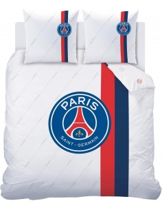 Paris Saint Germain Housse de couette 2 places Retro White