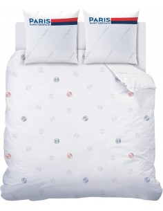 Paris Saint Germain Housse de couette 2 places Retro White 2