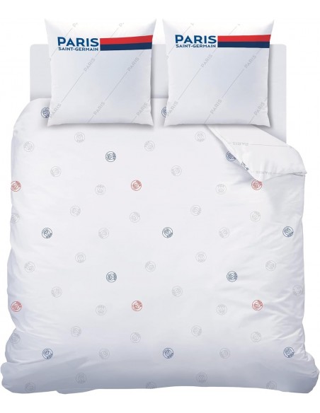 Paris Saint Germain Housse de couette 2 places Retro White