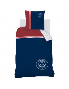 Housse de couette Paris Saint Germain Réversibe bleu