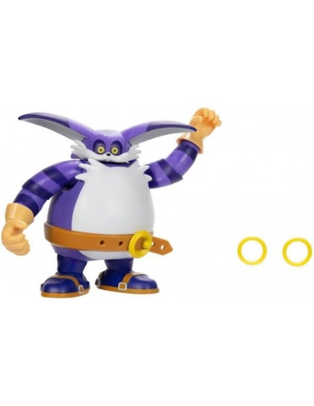 Figurine Sonic The Hedgehog Figurine big avec anneaux 10,2 cm