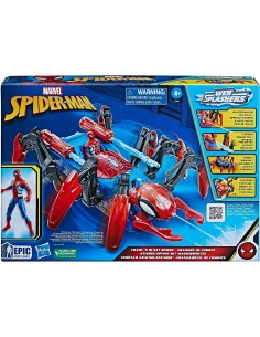 Spiderman Marvel Véhicule Araignée de Combat, Lance de...