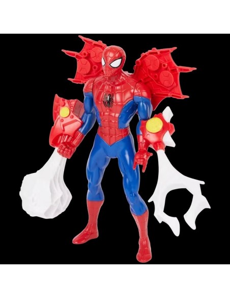 Figurine Spiderman rouge 25,4 cm avec accessoires