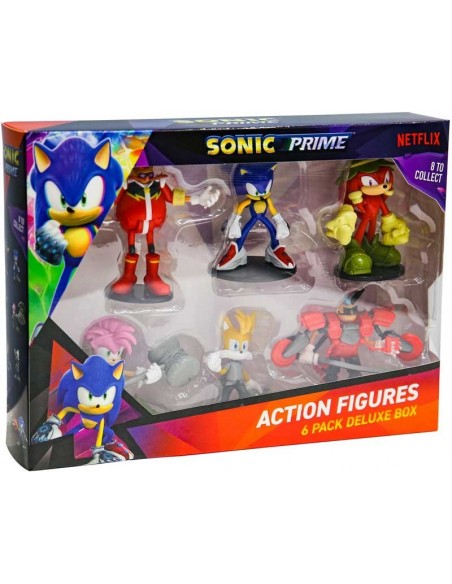 Coffret  6 Figurines Sonic prime