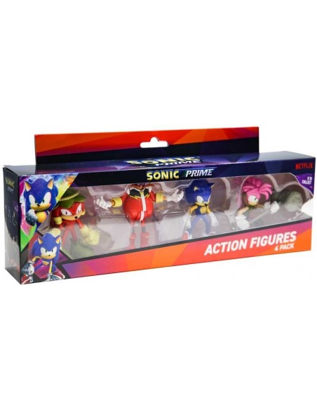 Coffret 4 figurines Sonic prime