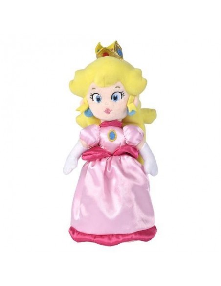 Super Mario Peluche Peach peluche de 27 cm