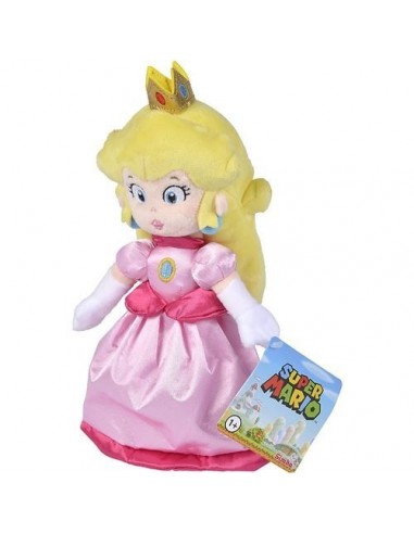 Super Mario Peluche Peach peluche de 27 cm