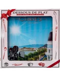 Dessous de plat Cannes la croisette 20 x 20 cm