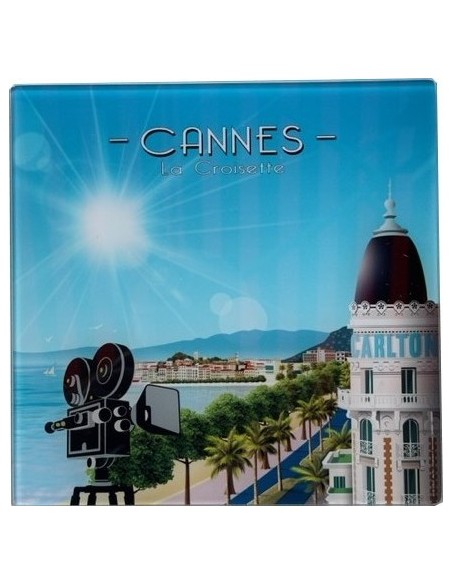 Dessous de plat Cannes la croisette 20 x 20 cm