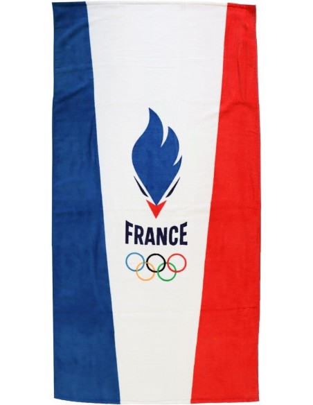 Serviette de plage jeux olympique 2024 Equipe de France