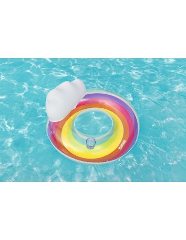 Bouée Rainbow Dreams™ avec appui-tête Ø 107 cm