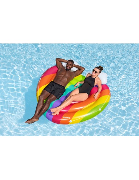 Île gonflable Rainbow Dreams™ 175 x 163 cm