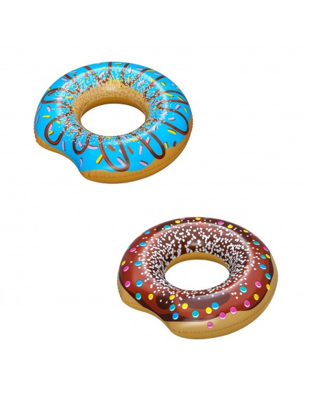 Bouée donut gonflable Ø 107 cm Modèle aléatoire