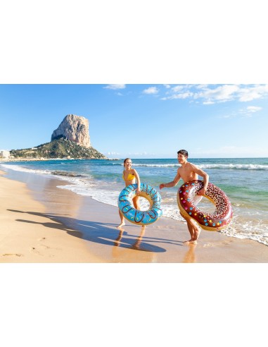 Bouée donut gonflable Ø 107 cm Modèle aléatoire
