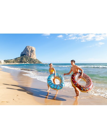 Bouée donut gonflable Ø 107 cm Modèle aléatoire