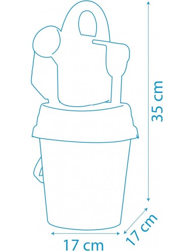 Seau de plage Mickey garni