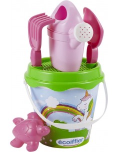 Seau de plage Licorne garni